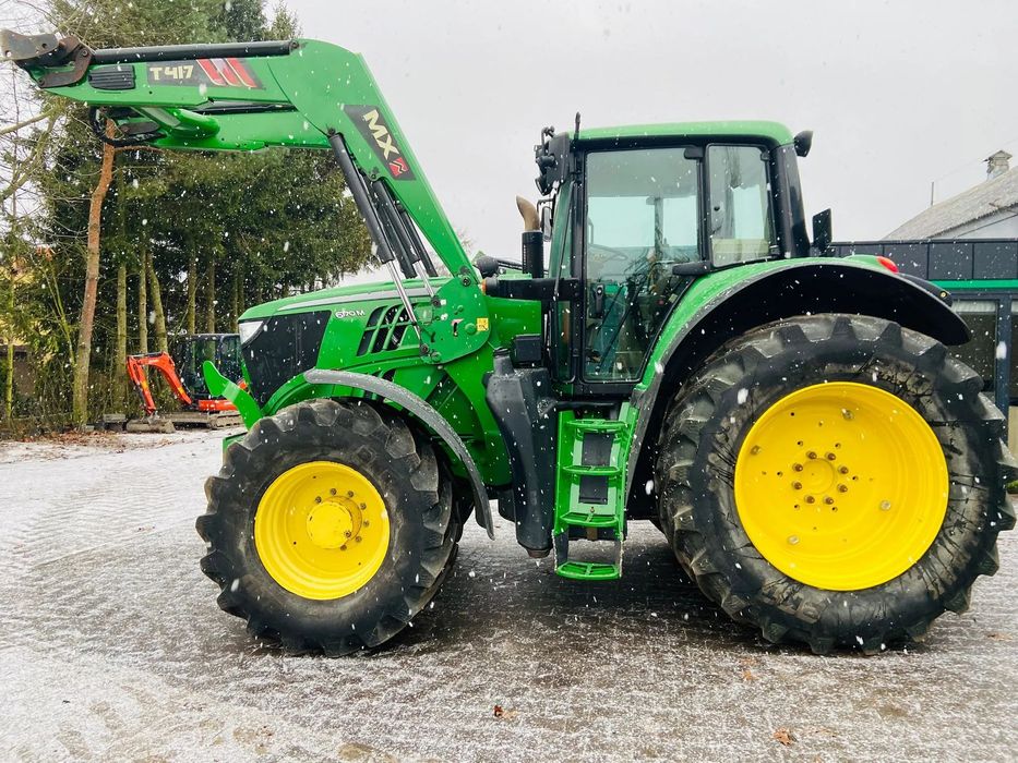 John Deere 6170M  AUTOQUAD, ładowacz MX, TLS, pneumatyka, 2017r, 170KM, 7800 mtg