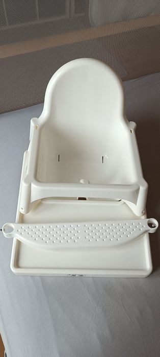 Krzesełko do karmienia Ikea Antilop + podnóżek i pokrowiec na krzesło