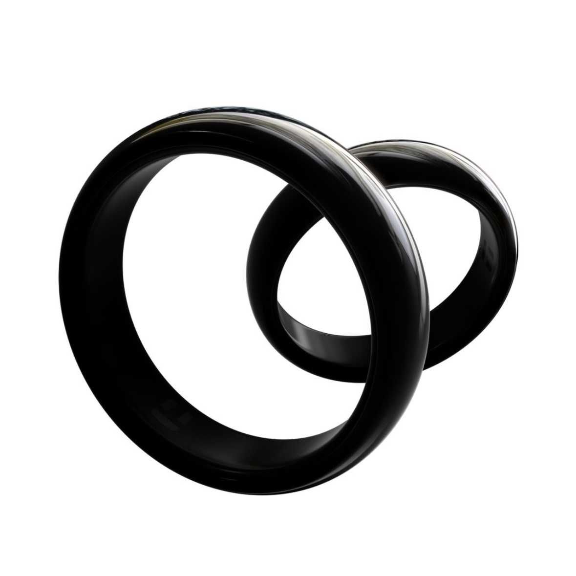 Криптокошелек Tangem Ring Wallet набор из 1 кольца и 2 черных карт