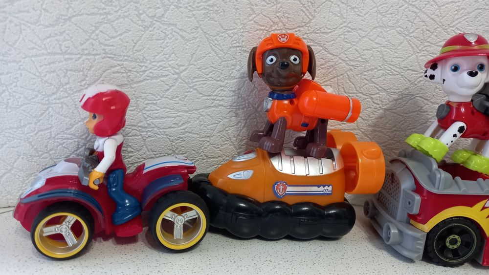 Маршал,Эверест,Зума, Райдер на машинах Щенячий патруль