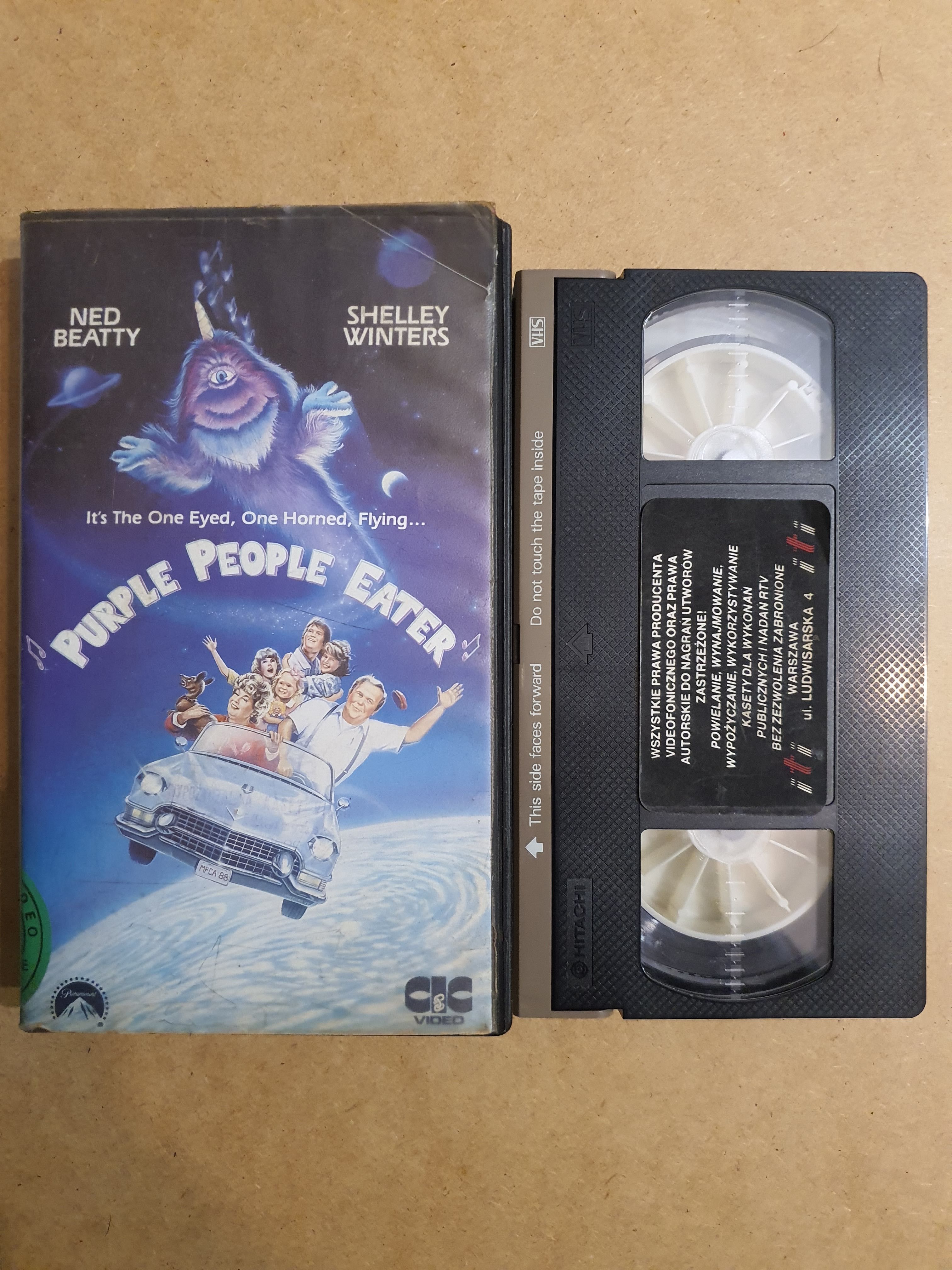 Purpurowy Pożeracz Ludzi VHS