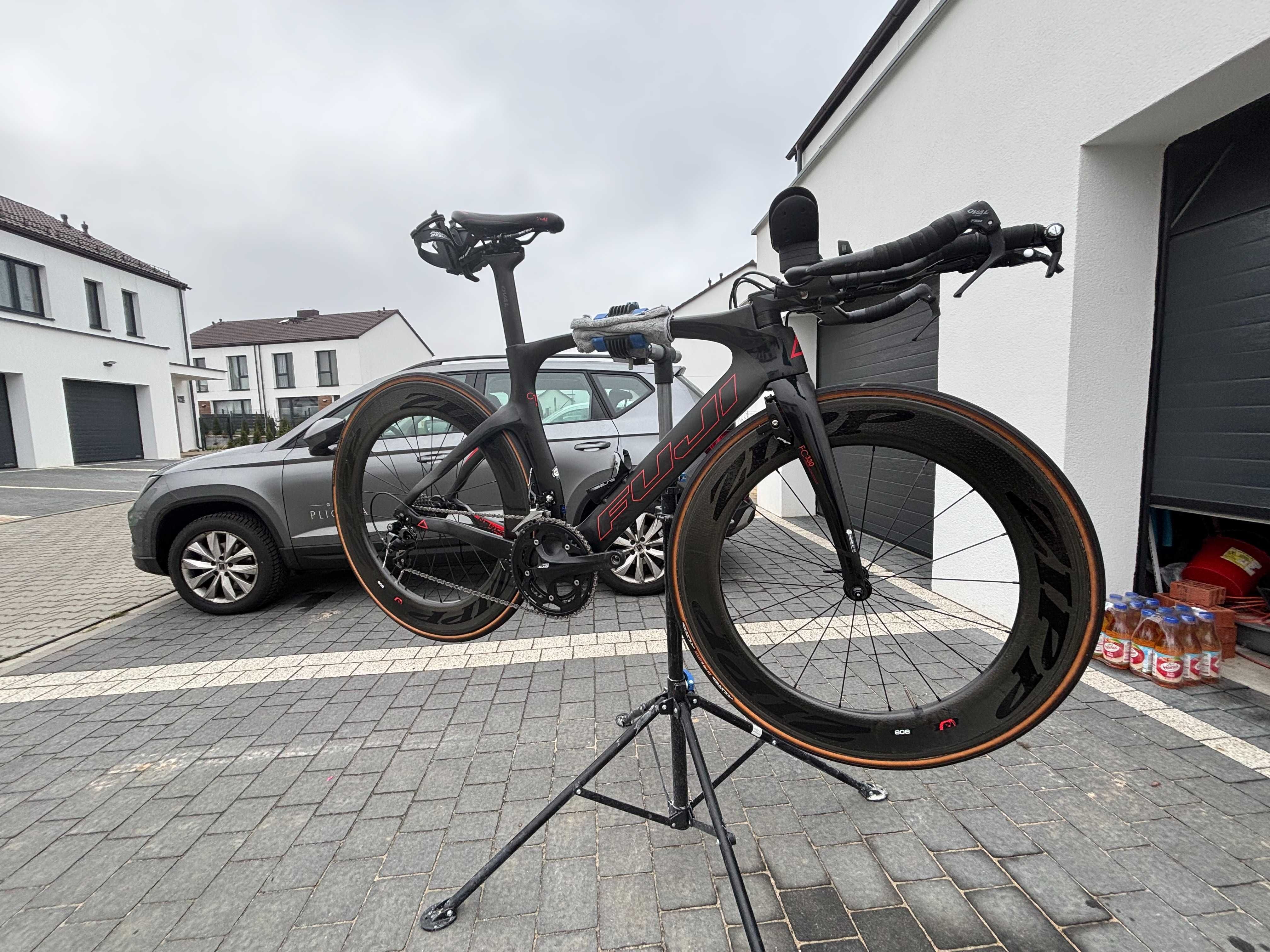 Fuji Norcom 1.1 na kołach ZIPP 808 Firecrest roz. 51