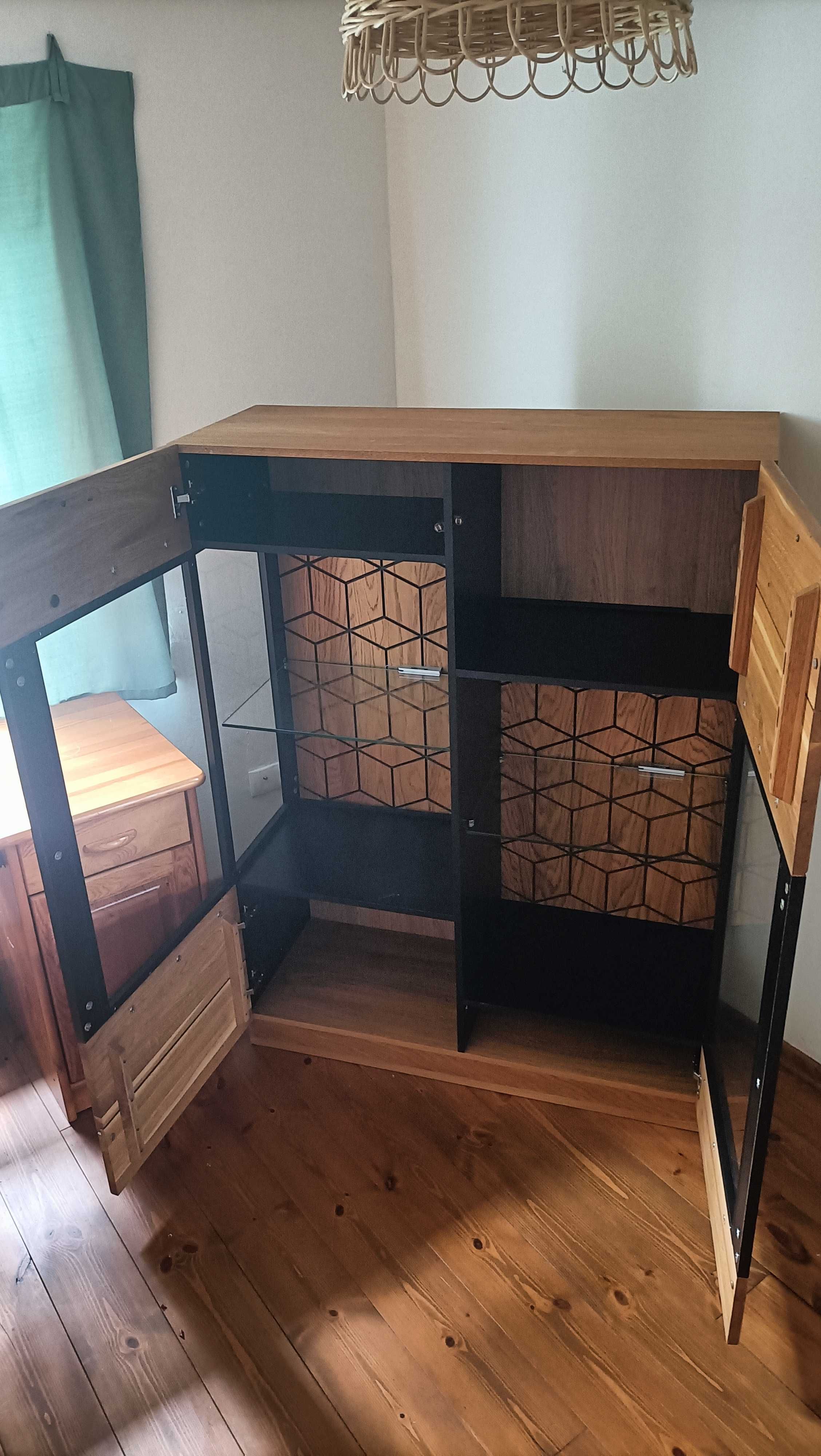 Witryna Mosaic 15 lite drewno