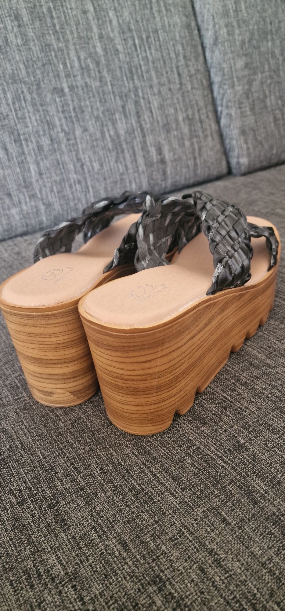Klapki Koturny NOWE, Buty Damskie