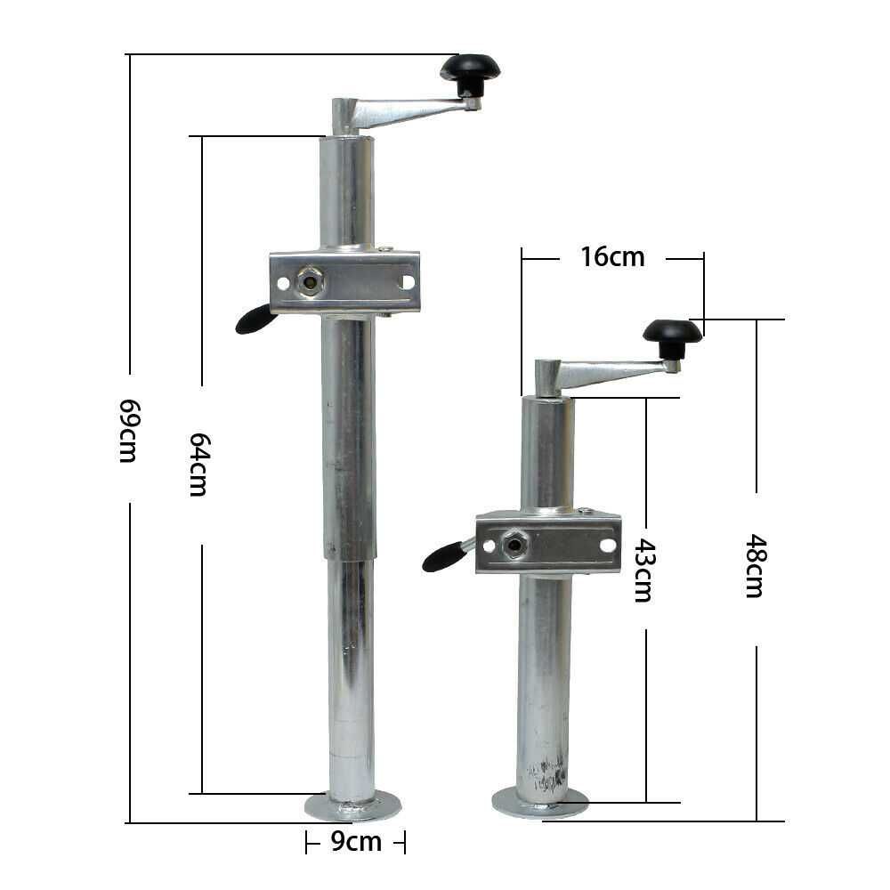 2 Suportes de estacionamento para reboque 75Eur. /39Eur