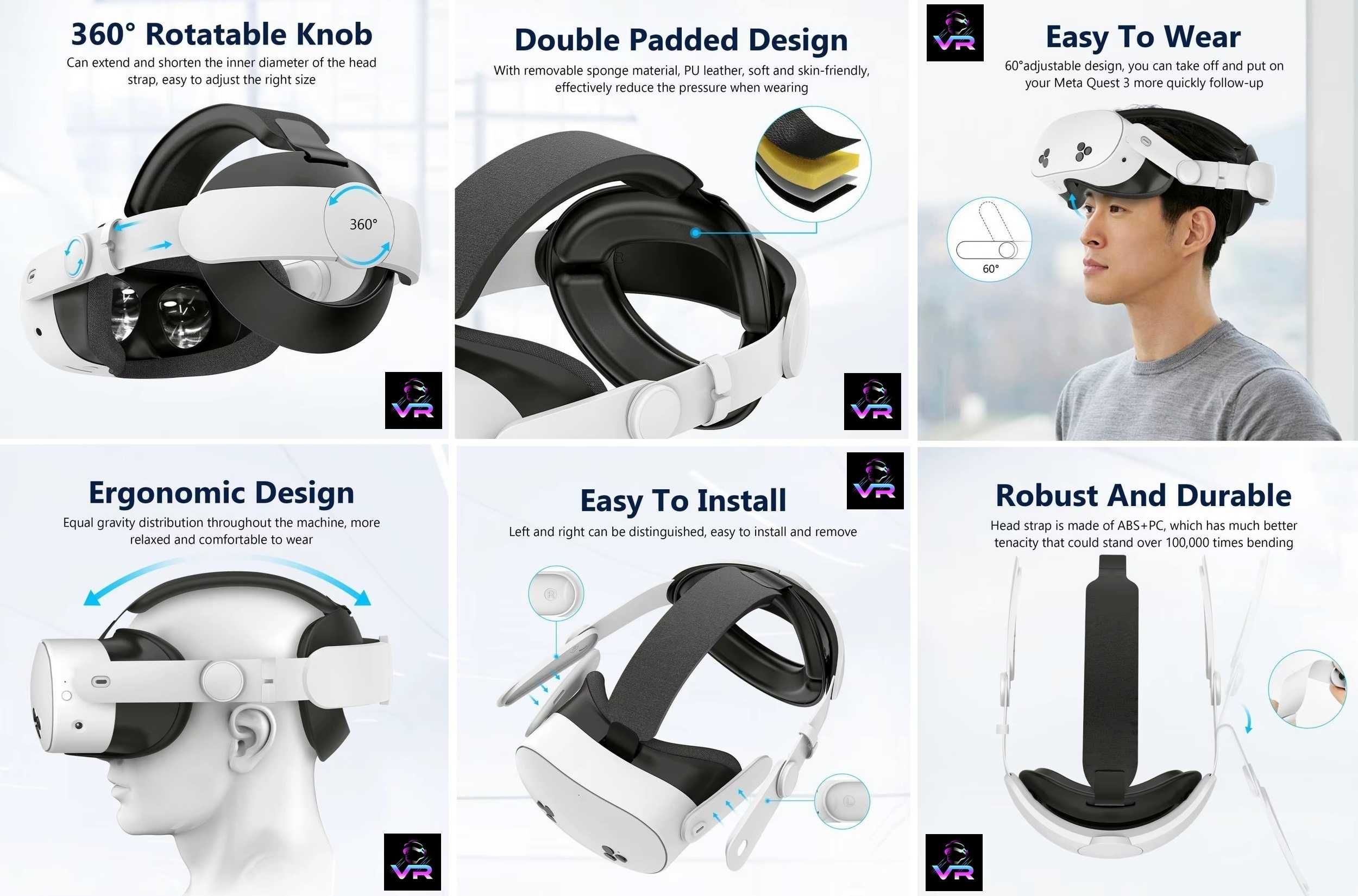 Elite Head Strap кріплення на голову Meta Quest 3 (3S) Oculus