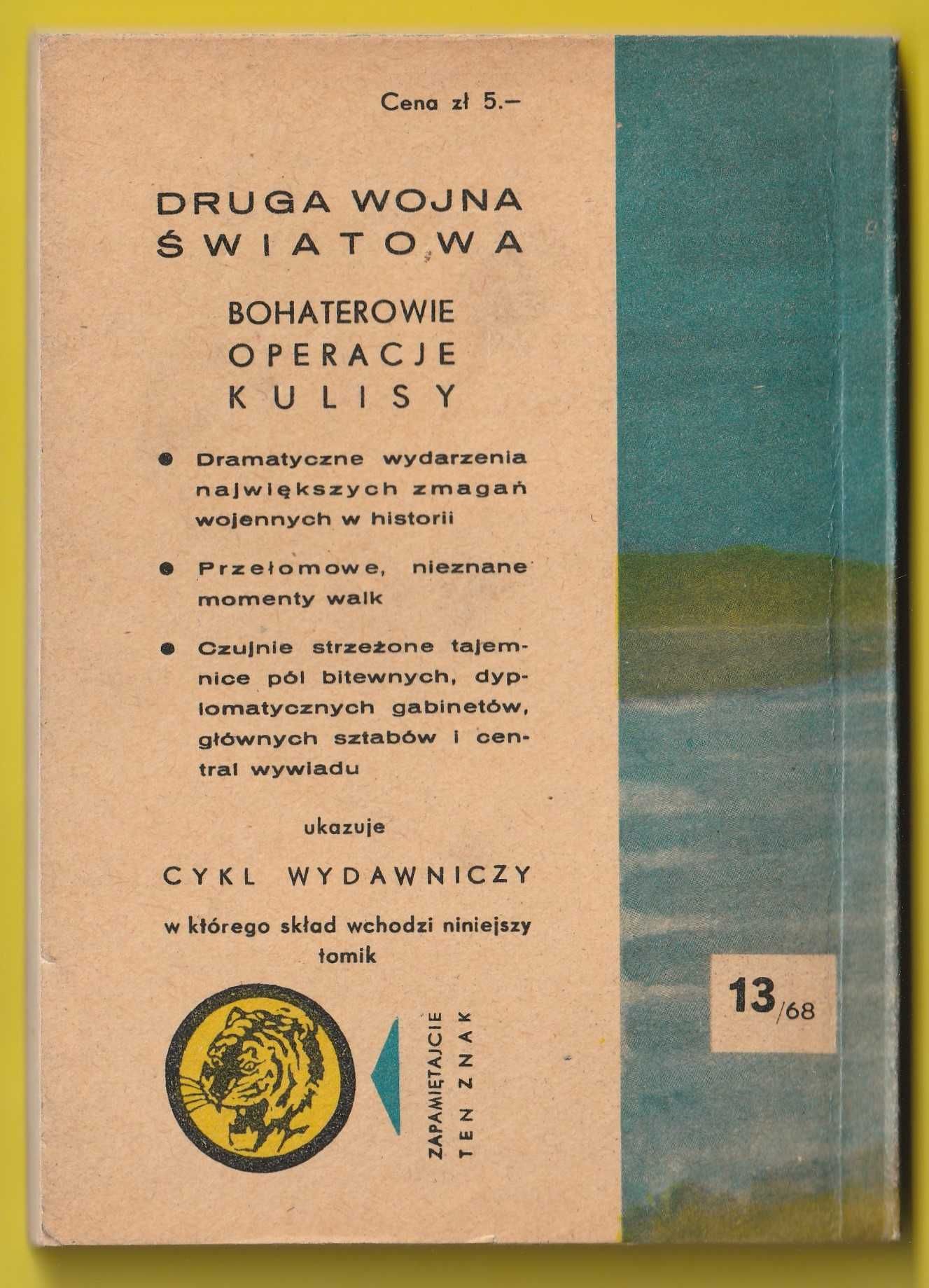 Żółty tygrys - OPERACJA "LEW MORSKI" - Ireneusz Łapiński - 1968