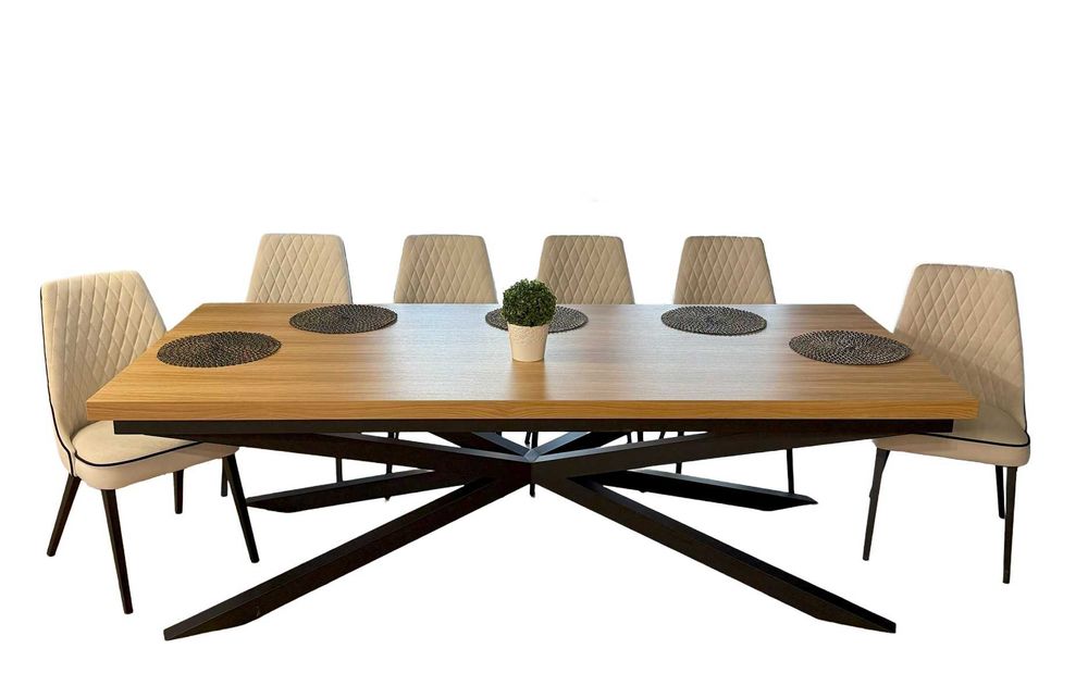 Stół Pająk metalowe nogi 160x90 rozkładany / Różne wymiary / kolory