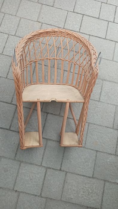 Fotelik wiklinowy na rower