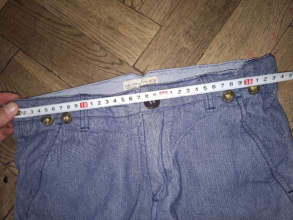 Spodnie Zara Boys 134/140 jeansy dla chłopca niebieskie z kieszeniami