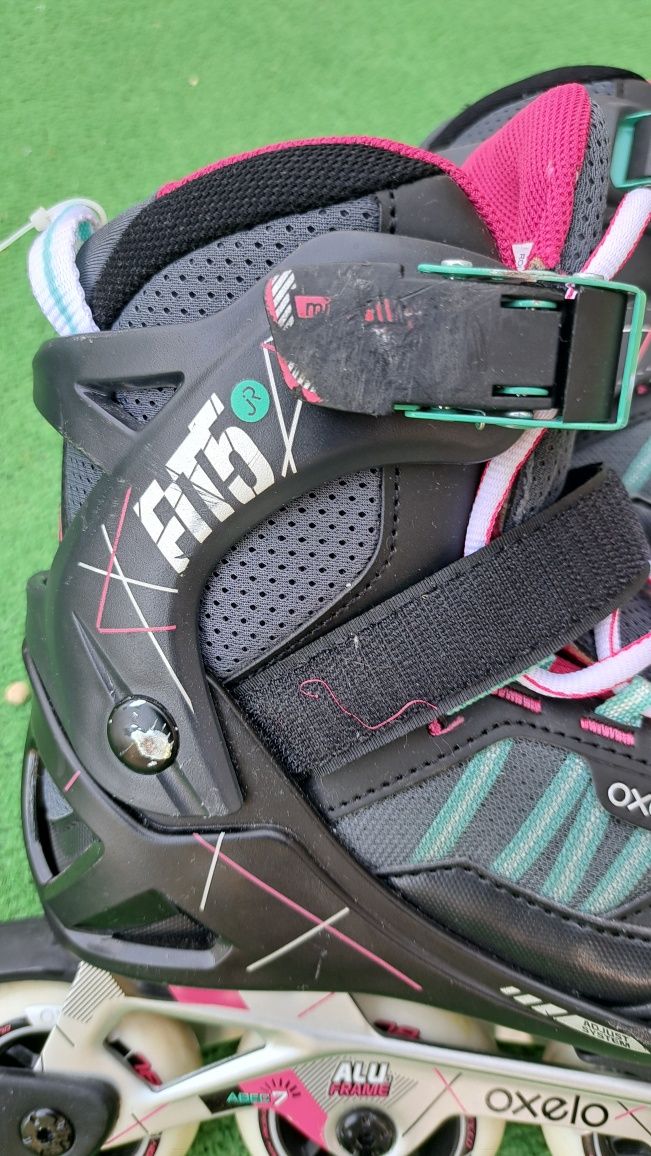 Patins em linha.