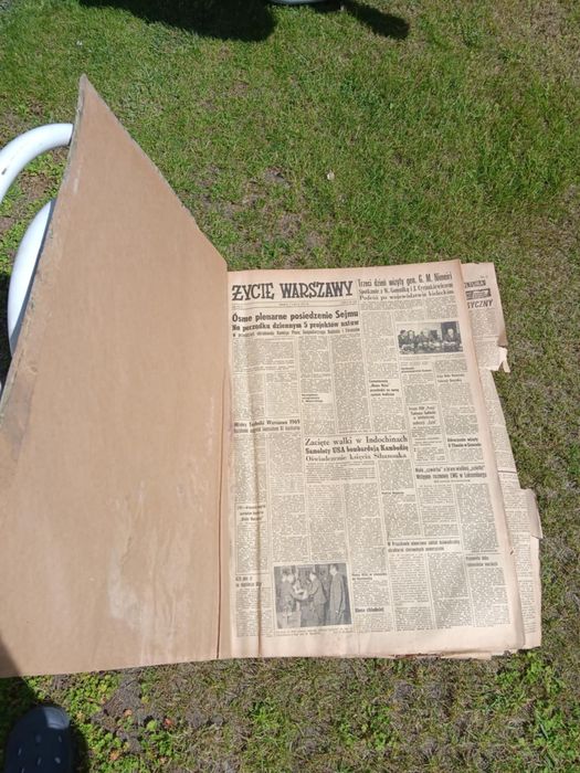 Codzienna gazeta Życie Warszawy PRL