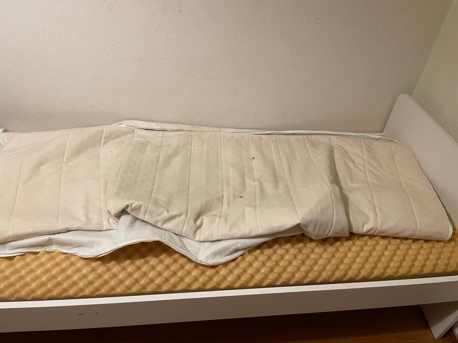 Cama solteiro IKEA 90x200 cm com estrado LURÖY - DESMONTADO