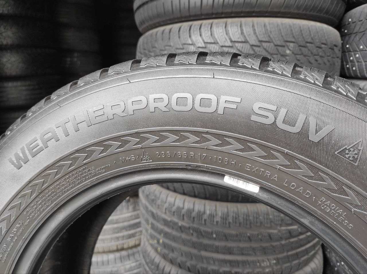 Nokian Weatherproof SUV 235/65r17 108H Extra Load 2шт, 16год, 5мм, M+S