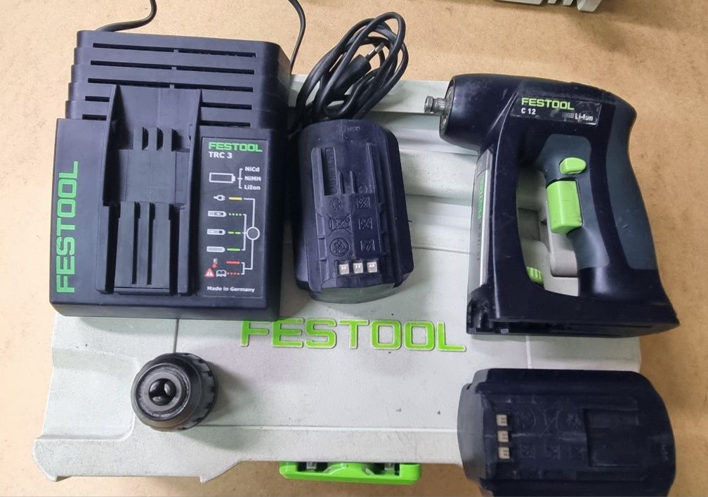 Wkrętarka festool c12 li-ion systener 2 aku ładowarka fast fix t  loc