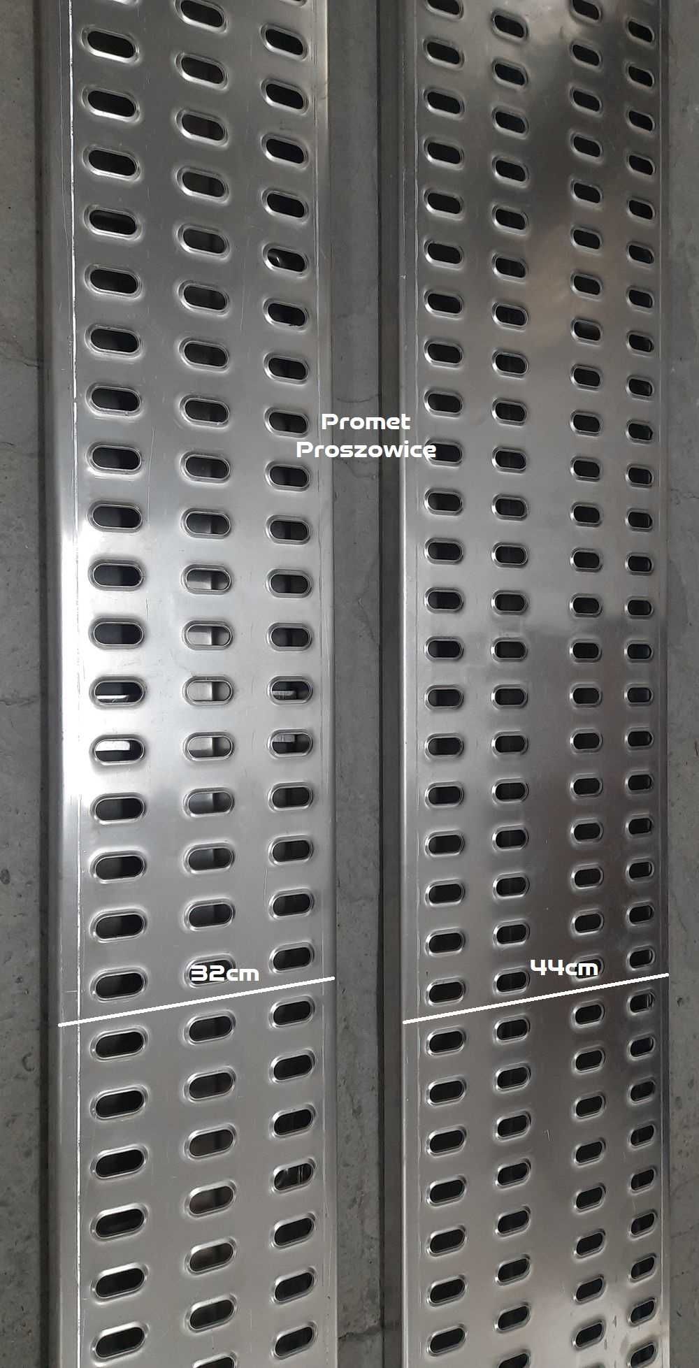 Podesty Aluminiowe 2m 2,5m 3m 3,5m 4m Antypoślizgowe Mocno Perforowane