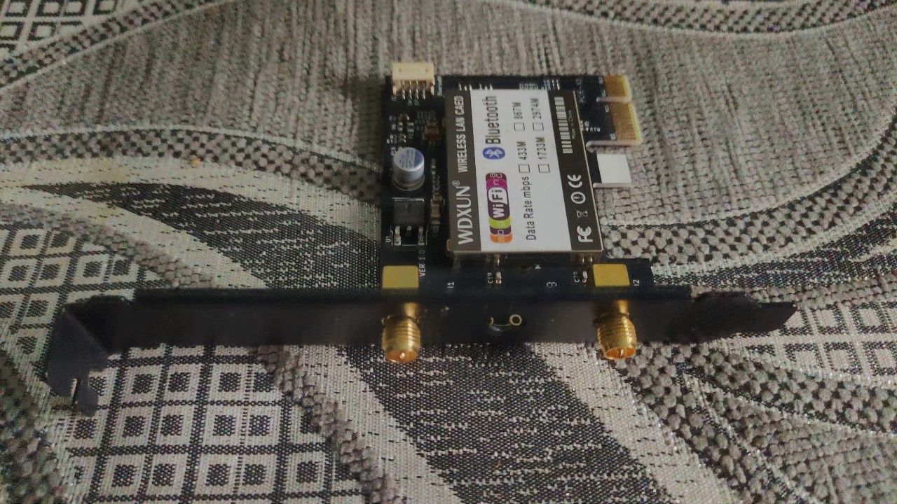 Мощный 1200 Мбит/с двухдиапазонный WiFi адаптер 2.4G/5G PCI e