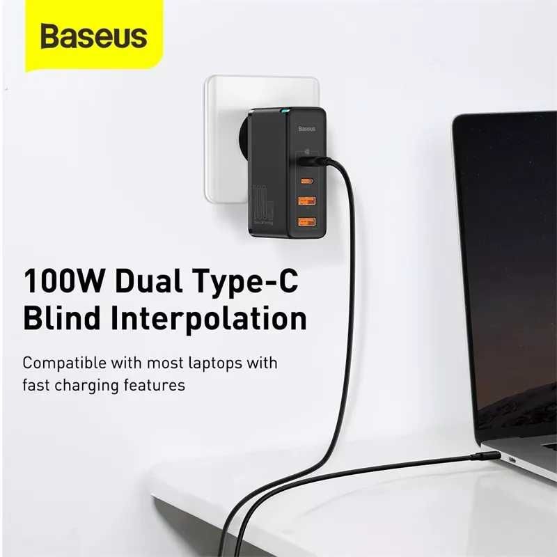 ⇒ Зарядное устройство Baseus GaN2 Pro на 100W + кабель Baseus 100W!