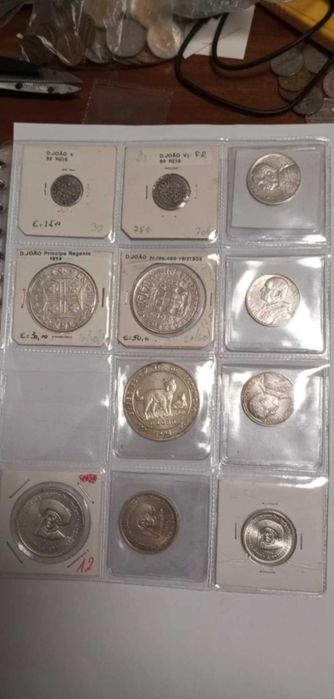 Coleção moedas antigas