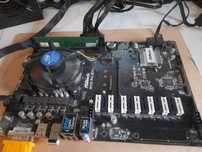 Материнська плата Asrock H110 Pro Btc+ + проц + озу. Гарантія!