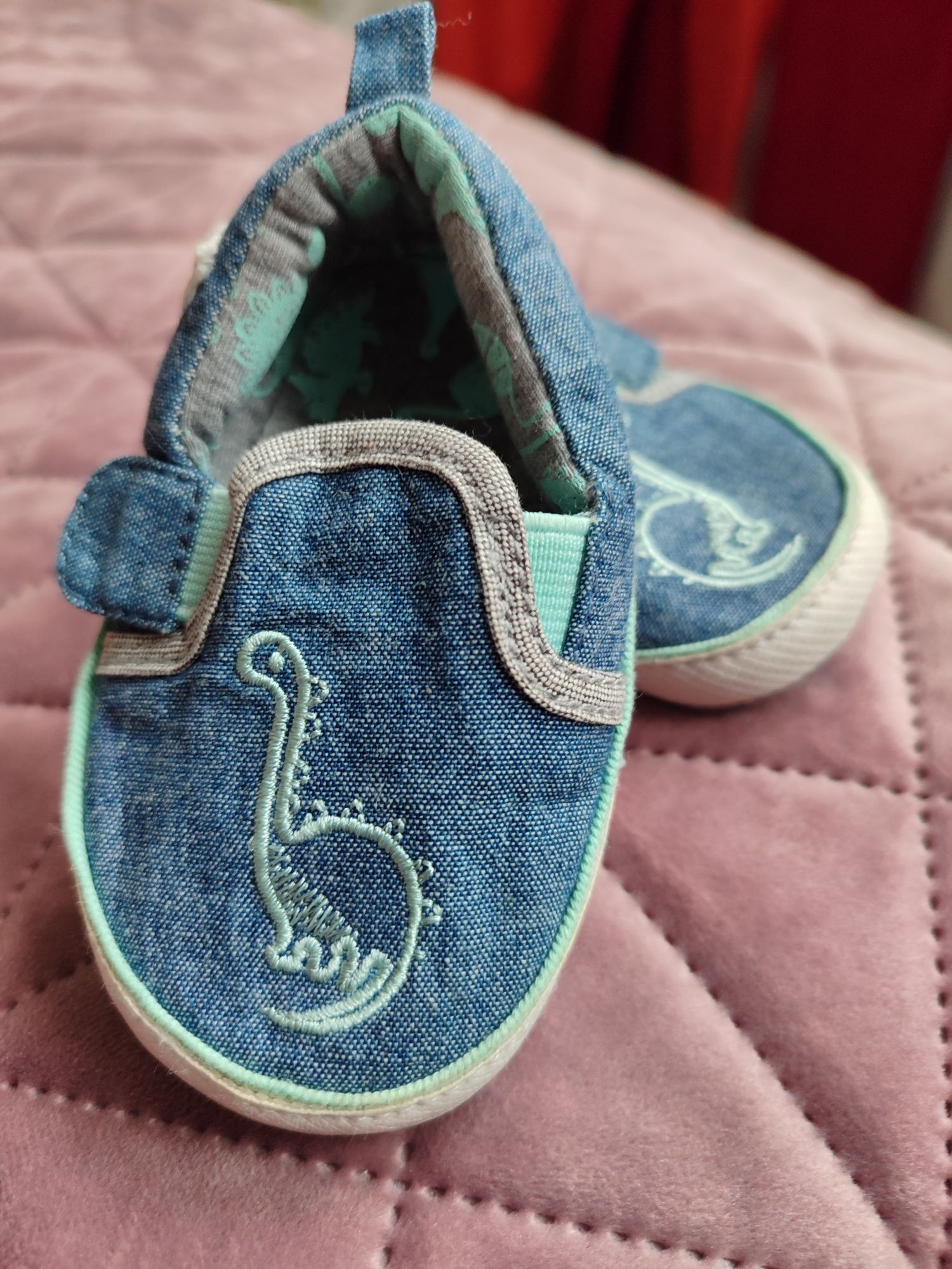 Пінетки Next Dino, розмір 16, дитячі тапочки, взуття для немовлят