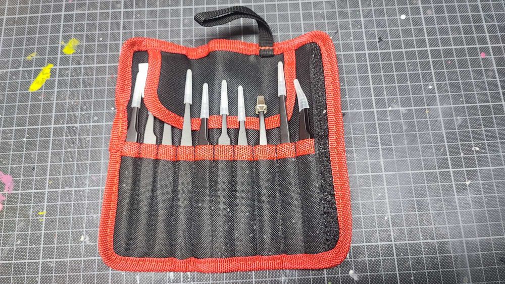 Parkside Lidl Ferramenta Conjunto de Pinças Antiestáticas 10 Unid NOVO