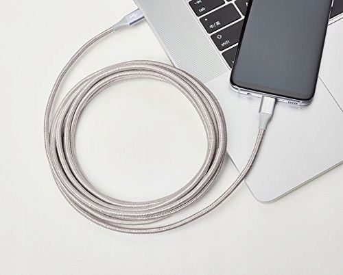 amazonbasics utc-c-c-2.0-10ft-slv kabel usb 3 m usb c srebrny