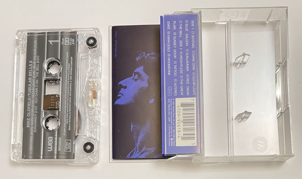 Mike Oldfield Tubularbells 2 kaseta magnetofonowa audio Warner