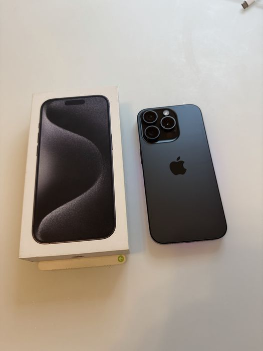 Caixa Iphone 15 pro 128Gb preto