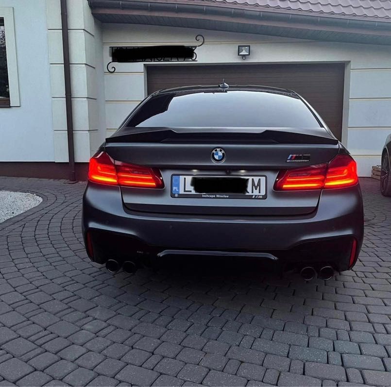 Spoiler lotka Spojler M4 Style BMW G30 F90 CZARNY POŁYSK / CARBON