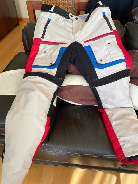 Calças motard XL com forro e impermeáveis LOVO - nunca usadas!!