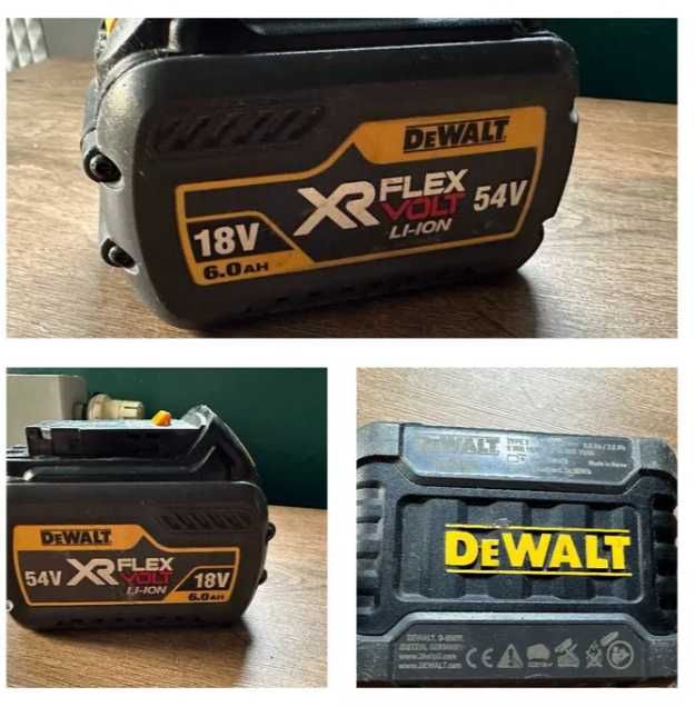 Bateria Dewalt FLEXVOLT 18/54V 6-12AH Regeneracja