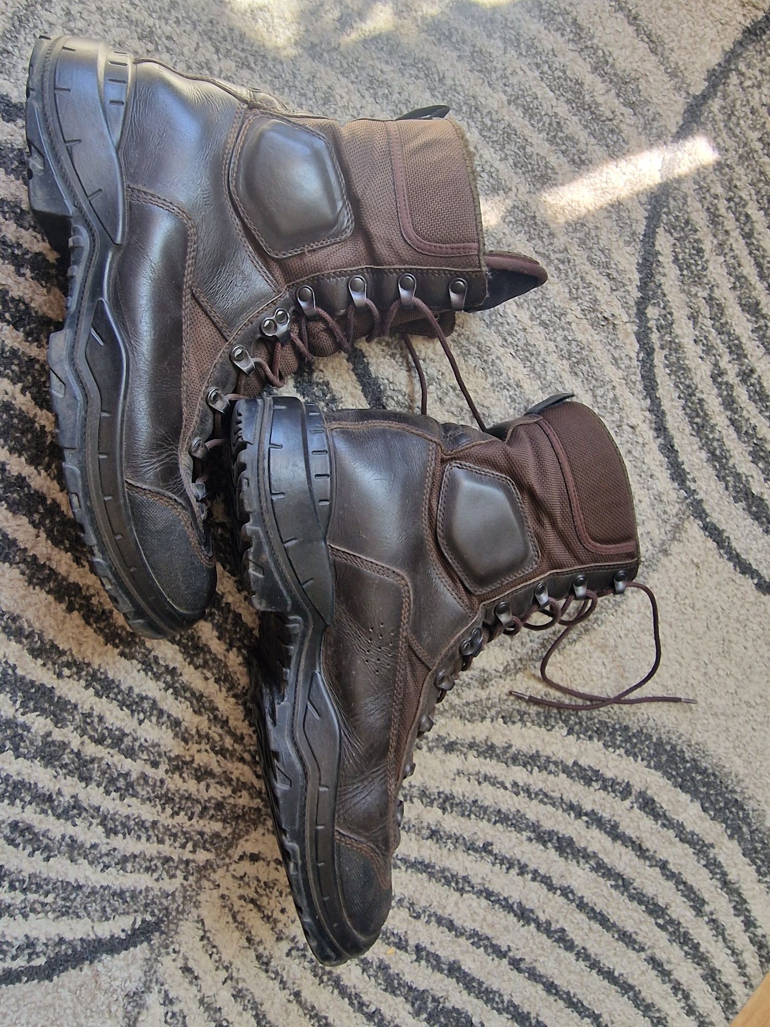 Buty wojskowe brązowe letnie