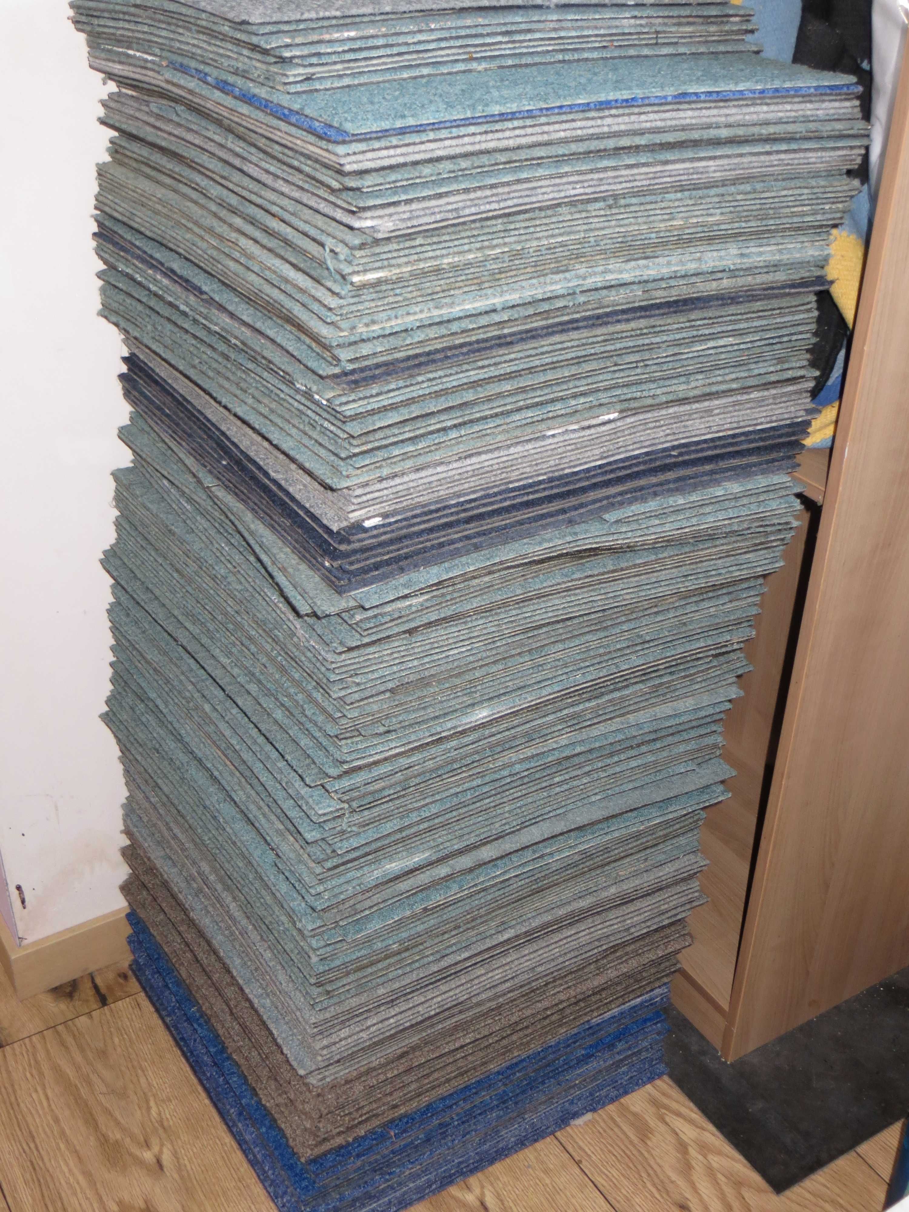 [10 SZTUK] Płytki wykładziny biurowej panele 50cm x 50cm KOLORY