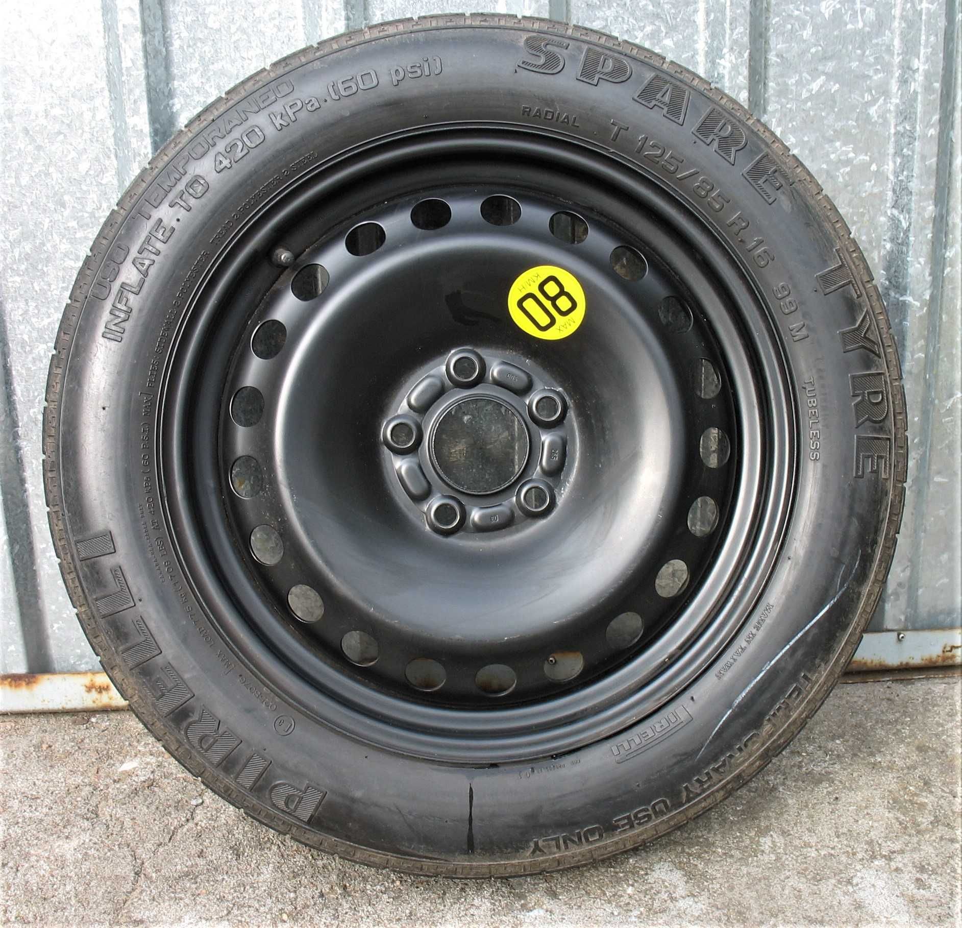 Koło dojazdowe 5x108 16cali Ford Focus C-Max S-Max Mondeo Volvo