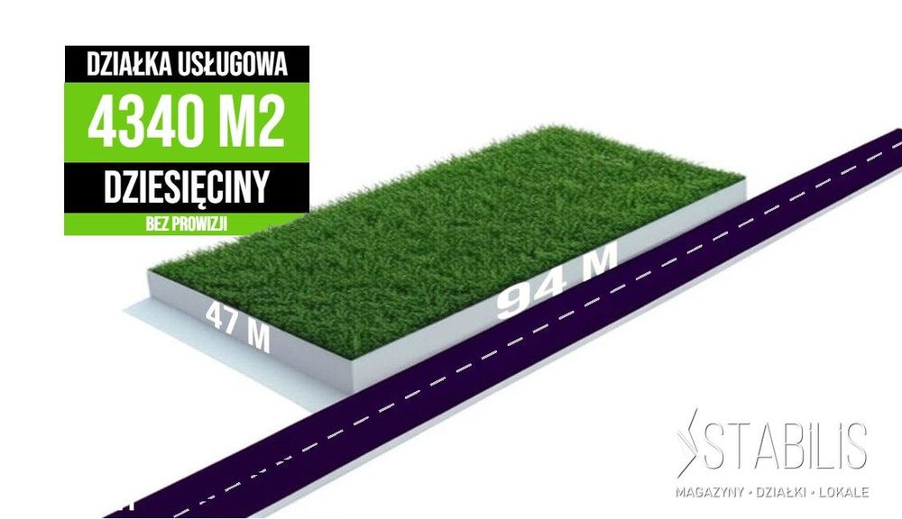 Działka Usługowa  z Mpzp / Dziesięciny