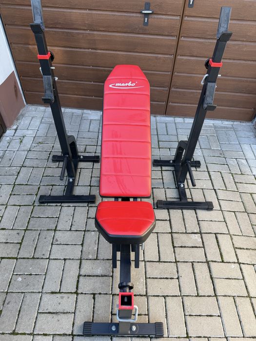Ławka stojaki z asekuracją Marbo siłownia