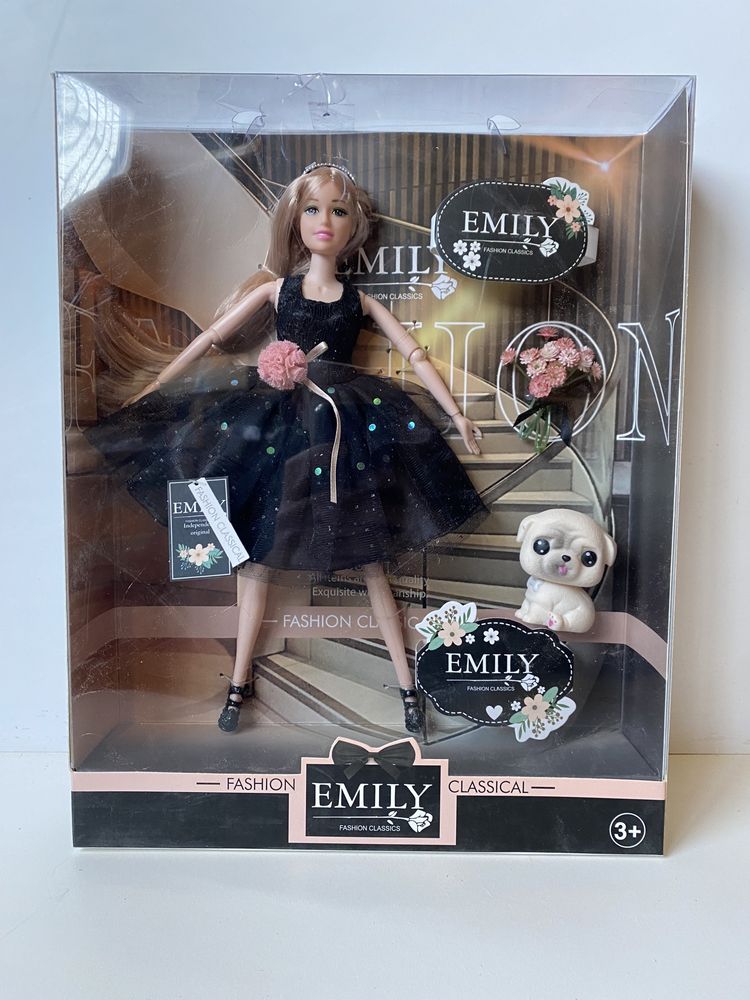 Ляльки з аксесуарами Emily 29 см. 6 видів, шарнірні