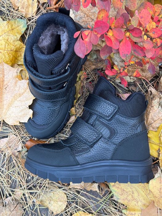 Woopy Зимові черевики натуральному хутрі дитячі хлопчику Вупі дівчині