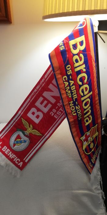 Cachecol Benfica -Barcelona