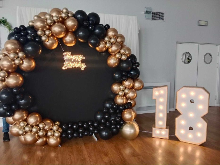 Dekoracje balonowe, ścianki, balony na hel - komunie, wesela, urodziny