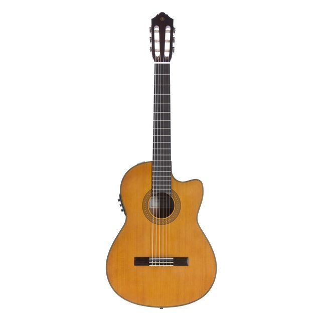 Guitarra clássica Yamaha NCX 122 MCC , tampo em cedro maciço canadiano