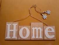 Zawieszka Home napis