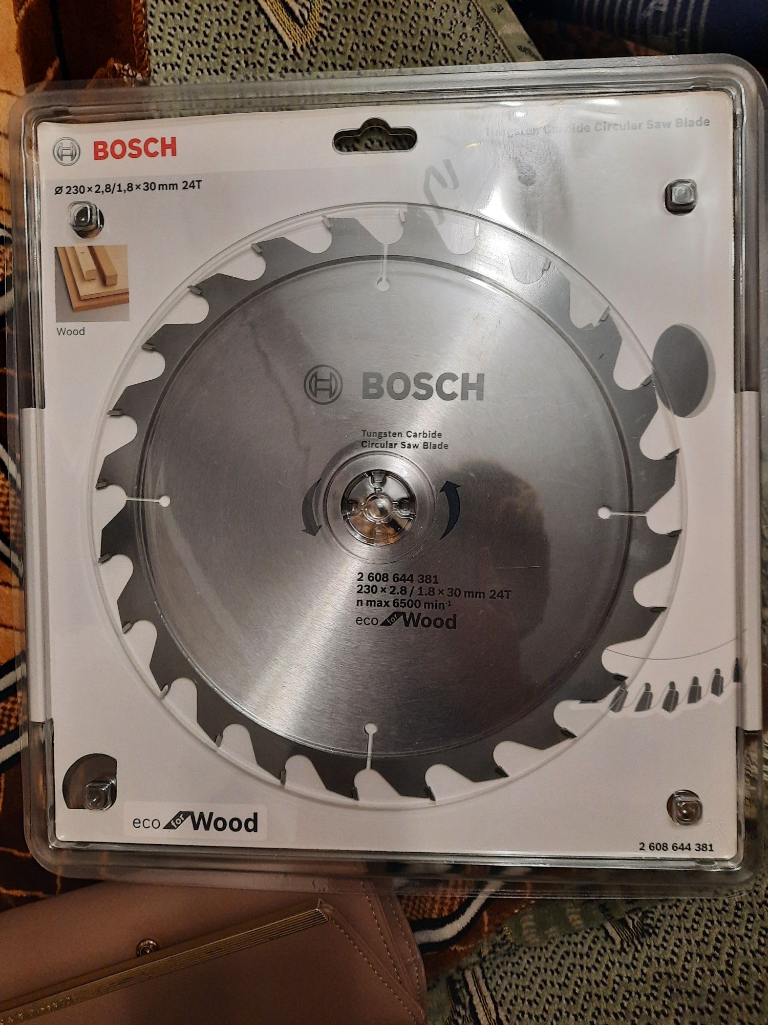 Пиляльний диск Bosch Optiline Wood ECO (230х30х24Т) (2608644381)