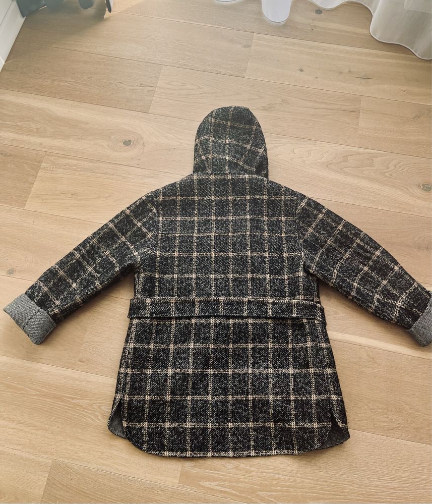 Sliczna kurtka płaszcz Sandro r 34 welna Nowy styl Marant
