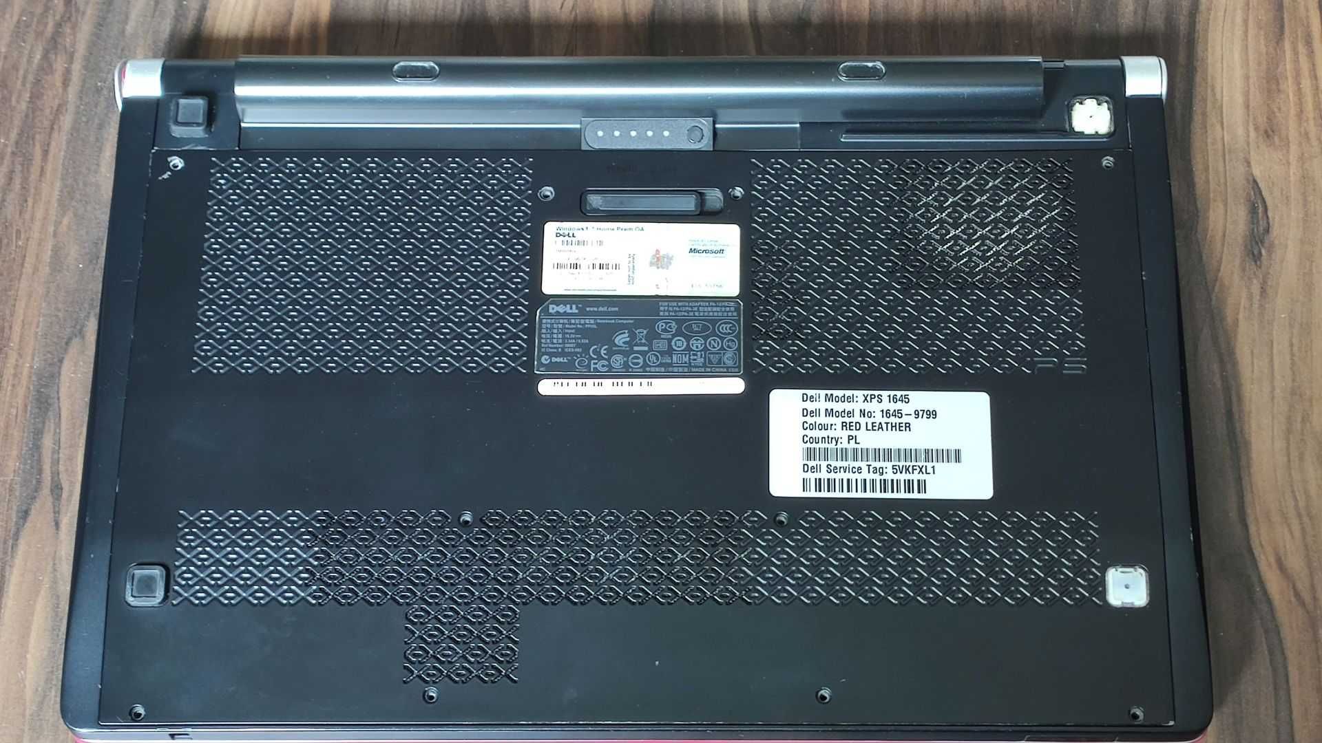 Laptop DELL XPS 1645 Intel i7 uszkodzony niesprawny niekompletny