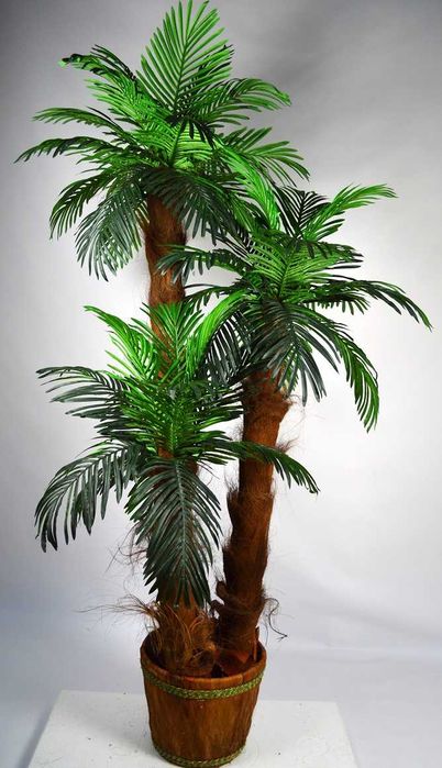 Palma potrójna 2,1m drzewko sztuczne kwiaty palmy