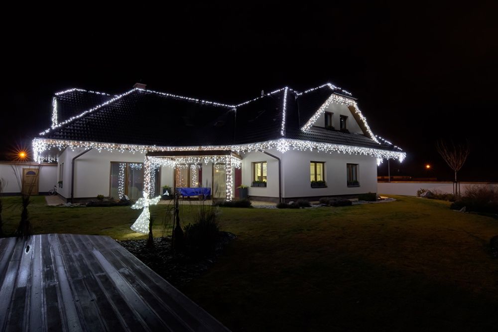 Штора наружная на дом 22,5м (бахрома штора) уличная