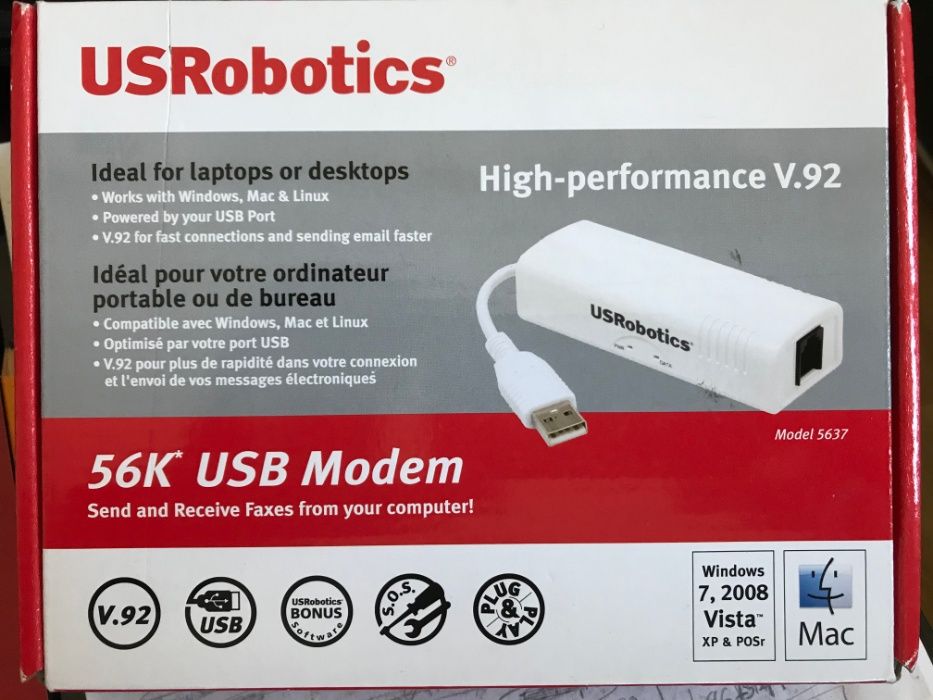 Vendo 56K USB Modem USRobotics