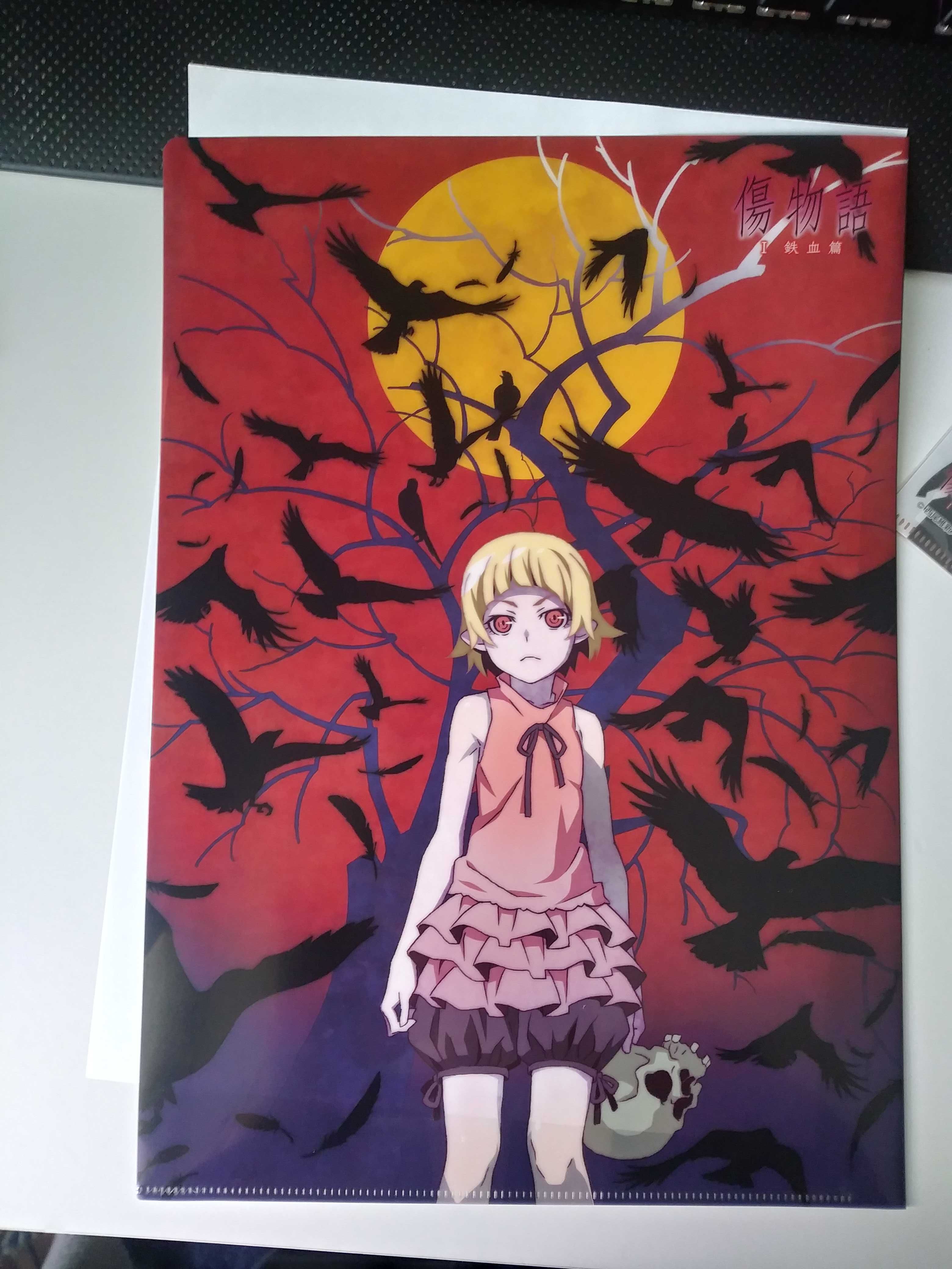 x12 Kizumonogatari kiss shot / shinobu clear files ZESTAW anime japan